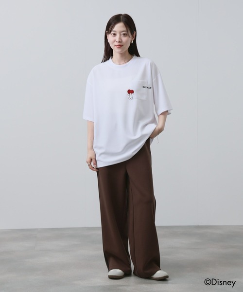 Disney(ディズニー)の「【Disney】ベイマックスポケット刺繍Tシャツ(Tシャツ/カットソー・メンズ・ホワイト/ブラック・XL/L/M/S)」の9枚目の写真