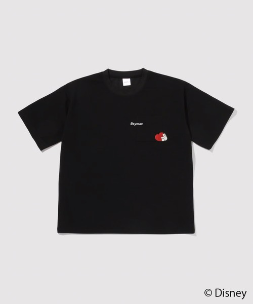 Disney(ディズニー)の「【Disney】ベイマックスポケット刺繍Tシャツ(Tシャツ/カットソー・メンズ・ホワイト/ブラック・XL/L/M/S)」の11枚目の写真
