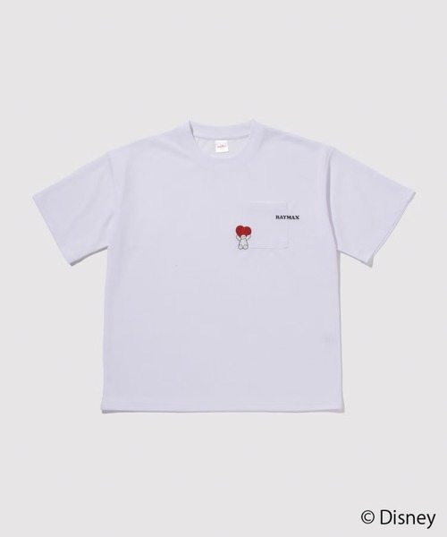 Disney(ディズニー)の「【Disney】ベイマックスポケット刺繍Tシャツ(Tシャツ/カットソー・メンズ・ホワイト/ブラック・XL/L/M/S)」の12枚目の写真
