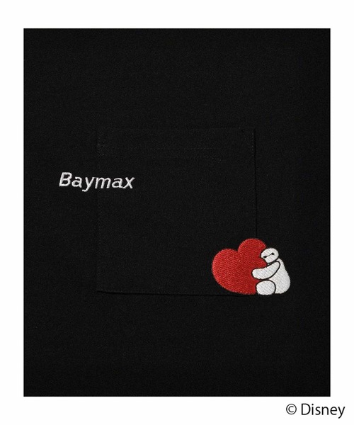 Disney(ディズニー)の「【Disney】ベイマックスポケット刺繍Tシャツ(Tシャツ/カットソー・メンズ・ホワイト/ブラック・XL/L/M/S)」の17枚目の写真