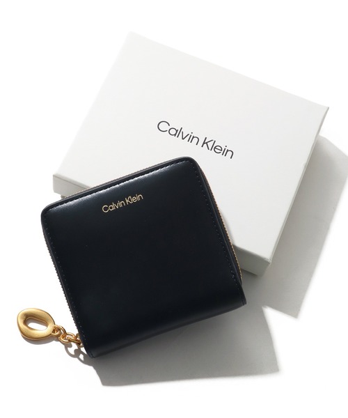 セール】【Calvin Klein/カルバンクライン】HARDWARE SQUARE ZIP