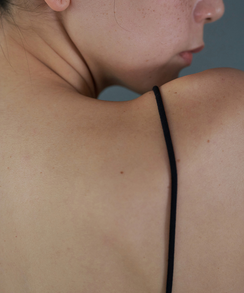 EMILY WEEK（エミリーウィーク）の「《追加》【ESSENTIAL】サテン クロップドバンドゥブラ（その他アンダーウェア/インナー・レディース・ブラック/ホワイト・36/38/40）」の8枚目の写真