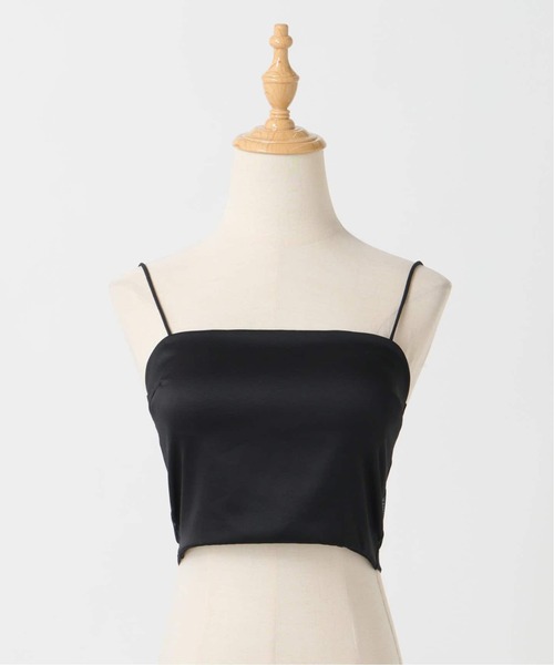 EMILY WEEK（エミリーウィーク）の「《追加》【ESSENTIAL】サテン クロップドバンドゥブラ（その他アンダーウェア/インナー・レディース・ブラック/ホワイト・36/38/40）」の16枚目の写真