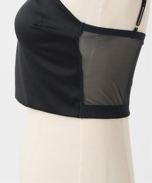 EMILY WEEK（エミリーウィーク）の「《追加》【ESSENTIAL】サテン クロップドバンドゥブラ（その他アンダーウェア/インナー・レディース・ブラック/ホワイト・36/38/40）」の22枚目の写真