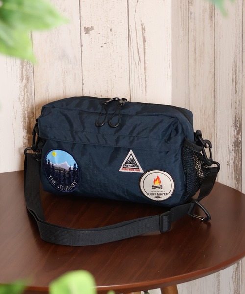 KRIFF MAYER（クリフメイヤー）の「【KRIFF MAYER/クリフメイヤー】ワッペンショルダーバッグ（ショルダーバッグ・メンズ・ベージュ/ネイビー/ブラック・FREE）」の3枚目の写真