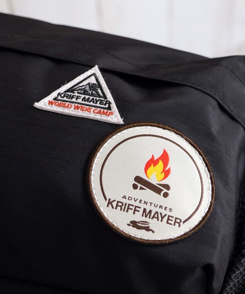 KRIFF MAYER(クリフメイヤー)の「【KRIFF MAYER/クリフメイヤー】ワッペンショルダーバッグ(ショルダーバッグ・メンズ・ベージュ/ネイビー/ブラック・FREE)」の9枚目の写真
