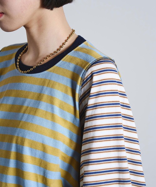 ROSE BUD（ローズバッド）の「(mici)VOLUME LONG SLEEVE TOP（Tシャツ/カットソー・レディース・ライトブルー/ライトピンク・ONE SIZE）」の10枚目の写真