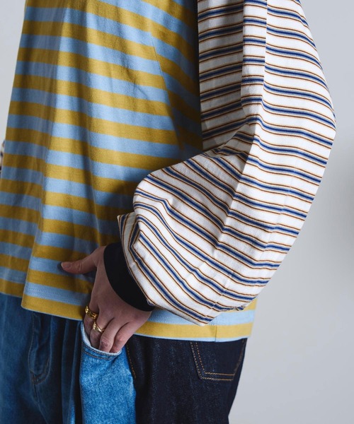 ROSE BUD（ローズバッド）の「(mici)VOLUME LONG SLEEVE TOP（Tシャツ/カットソー・レディース・ライトブルー/ライトピンク・ONE SIZE）」の11枚目の写真