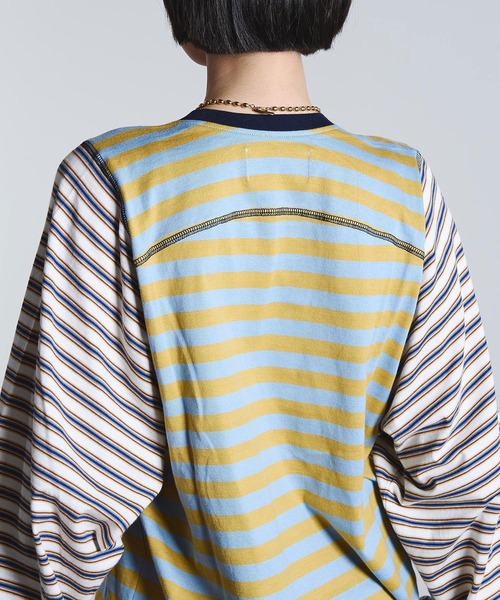 ROSE BUD（ローズバッド）の「(mici)VOLUME LONG SLEEVE TOP（Tシャツ/カットソー・レディース・ライトブルー/ライトピンク・ONE SIZE）」の12枚目の写真