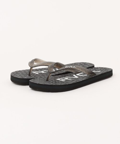 RVCA(ルーカ)の「RVCA メンズ TRENCH TOWN SANDAL 2 ビーチサンダル 【2026年春夏モデル】(サンダル・メンズ・ホワイト系その他/マルチ・9/10/8)」の2枚目の写真