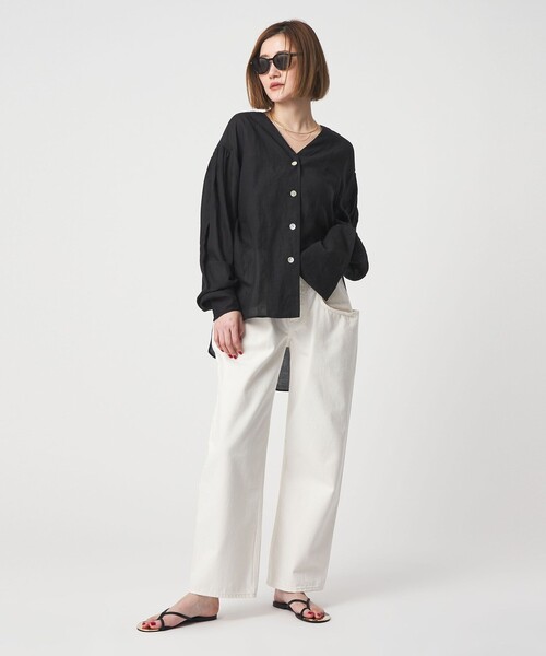 upperhights（アッパーハイツ）の「【別注】＜upper hights for conte＞デニムパンツ CINQ（デニムパンツ・レディース・ライトブルー/グレー系・S/XS/XXS/M）」の11枚目の写真
