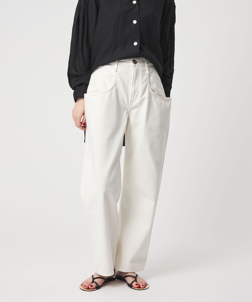 upperhights（アッパーハイツ）の「【別注】＜upper hights for conte＞デニムパンツ CINQ（デニムパンツ・レディース・ライトブルー/グレー系・S/XS/XXS/M）」の9枚目の写真