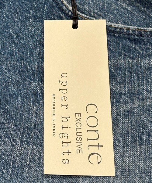 upperhights(アッパーハイツ)の「【別注】<upper hights for conte>デニムパンツ CINQ(デニムパンツ・レディース・ライトブルー/グレー系/ホワイト・S/XS/XXS/M)」の17枚目の写真
