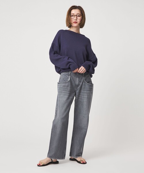 upperhights(アッパーハイツ)の「【別注】<upper hights for conte>デニムパンツ CINQ(デニムパンツ・レディース・ライトブルー/グレー系/ホワイト・S/XS/XXS/M)」の18枚目の写真