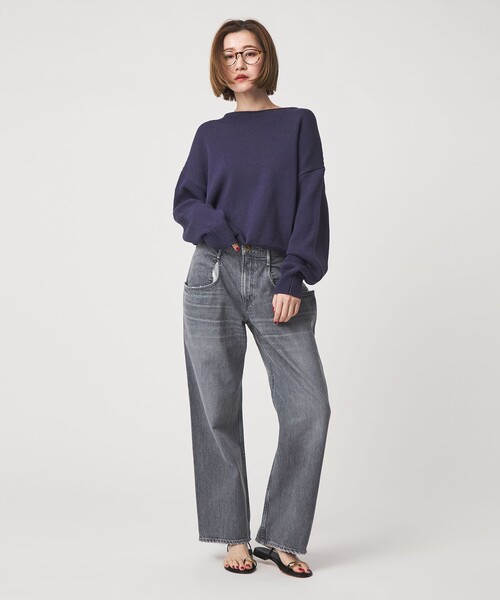 upperhights(アッパーハイツ)の「【別注】<upper hights for conte>デニムパンツ CINQ(デニムパンツ・レディース・ライトブルー/グレー系/ホワイト・S/XS/XXS/M)」の19枚目の写真