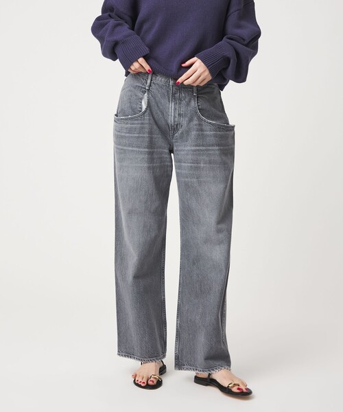 upperhights(アッパーハイツ)の「【別注】<upper hights for conte>デニムパンツ CINQ(デニムパンツ・レディース・ライトブルー/グレー系/ホワイト・S/XS/XXS/M)」の21枚目の写真