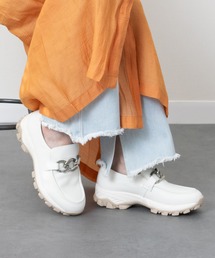 VINCULUM（ウィンクルム）の「【VINCULUM】<本革・防滑>メタルチェーンローファー(765108)（ローファー）」