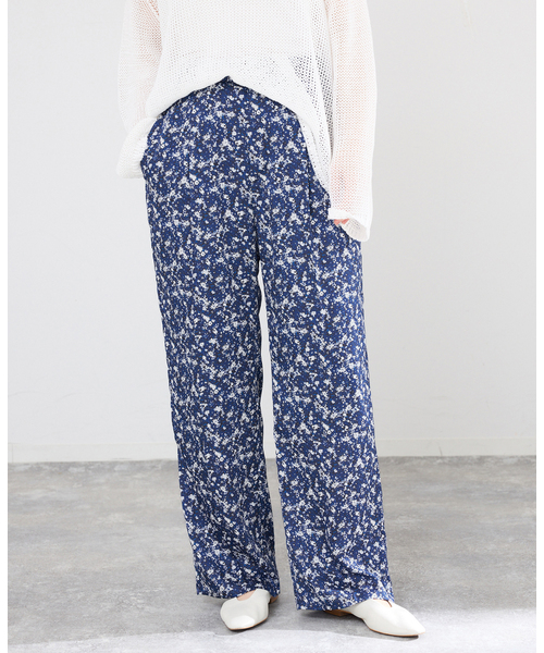 IENA(イエナ)の「フレンチマーガレットパンツ(その他パンツ・レディース・チャコールグレー/ブルー・36/38)」の5枚目の写真