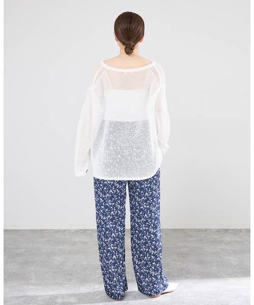 IENA(イエナ)の「フレンチマーガレットパンツ(その他パンツ・レディース・チャコールグレー/ブルー・36/38)」の10枚目の写真