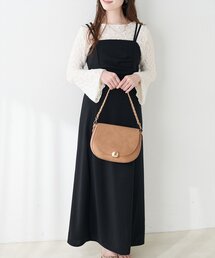 natural couture | ドレープカットキャミワンピース(ワンピース)