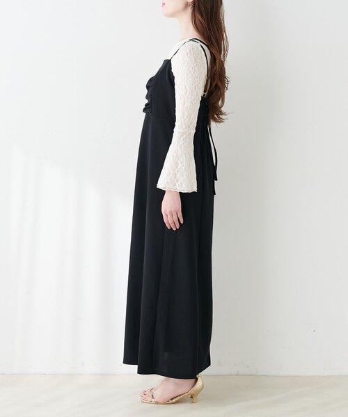 natural couture(ナチュラルクチュール)の「ドレープカットキャミワンピース(ワンピース・レディース・グレー/ブラック/グレイッシュベージュ/その他1・FREE)」の19枚目の写真