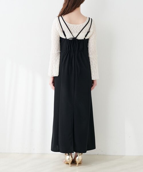 natural couture(ナチュラルクチュール)の「ドレープカットキャミワンピース(ワンピース・レディース・グレー/ブラック/グレイッシュベージュ/その他1・FREE)」の20枚目の写真