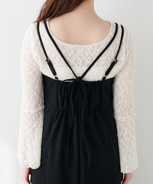 natural couture(ナチュラルクチュール)の「ドレープカットキャミワンピース(ワンピース・レディース・グレー/ブラック/グレイッシュベージュ/その他1・FREE)」の22枚目の写真