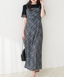 natural couture | ドレープカットキャミワンピース(ワンピース)