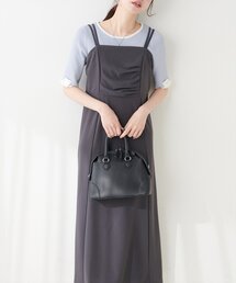 ドレープカットキャミワンピース