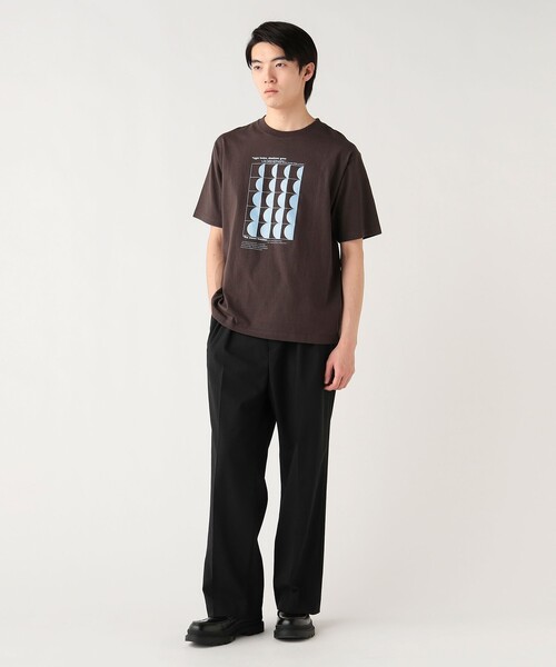 BEAMS HEART(ビームスハート)の「【6/18値下げ】ハーフムーンTシャツ(ユニセックス)(Tシャツ/カットソー・メンズ・ホワイト/ダークブラウン・SMALL/MEDIUM/LARGE)」の8枚目の写真