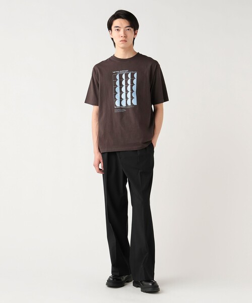 BEAMS HEART(ビームスハート)の「【6/18値下げ】ハーフムーンTシャツ(ユニセックス)(Tシャツ/カットソー・メンズ・ホワイト/ダークブラウン・SMALL/MEDIUM/LARGE)」の9枚目の写真