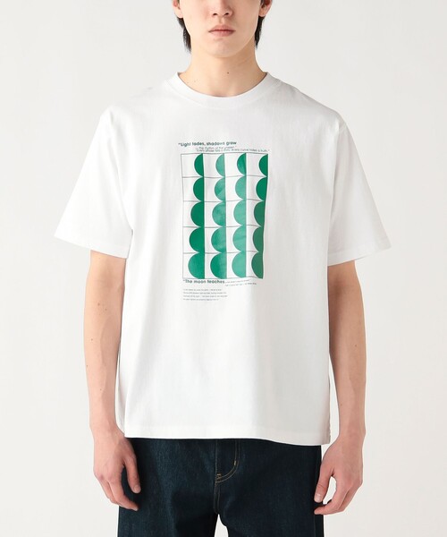 BEAMS HEART(ビームスハート)の「【6/18値下げ】ハーフムーンTシャツ(ユニセックス)(Tシャツ/カットソー・メンズ・ホワイト/ダークブラウン・SMALL/MEDIUM/LARGE)」の11枚目の写真