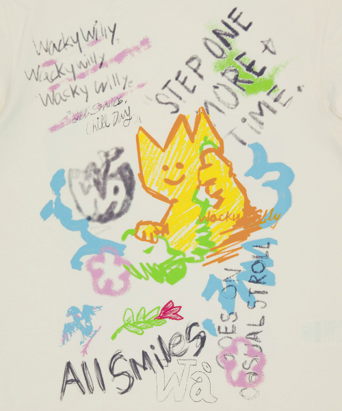 Wacky WiLLy(ワッキーウィリー)の「キキグラフィック半袖Tシャツクリーム(Tシャツ/カットソー・レディース・その他・SMALL/MEDIUM/LARGE/X-LARGE)」の5枚目の写真