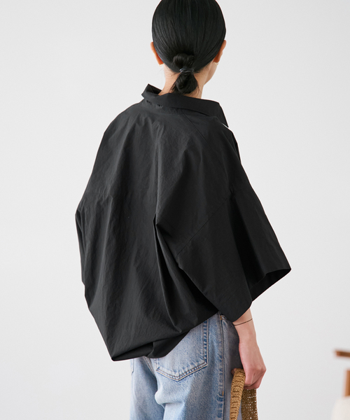 plage（プラージュ）の「《追加》Roll Up Cuffs シャツ（シャツ/ブラウス・レディース・ネイビー/ブラック/ホワイト・FREE）」の18枚目の写真