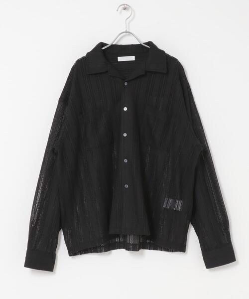 SENSE OF PLACE by URBAN RESEARCH（センスオブプレイスバイアーバンリサーチ）の「ダブルポケットオープンカラーレースシャツ（シャツ/ブラウス・メンズ・ブラウン/ブラック/アイボリー・MEDIUM/LARGE）」の21枚目の写真