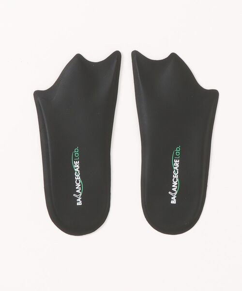 Piedi Nudi(ピエディヌーディ)の「BALANCECARE Lab. (バランスケア ラボ) 【休足充電】 リカバリー ハーフインソール(インソール/シューズクッション・レディース・ベージュ/ブラック・S/M/SS)」の2枚目の写真
