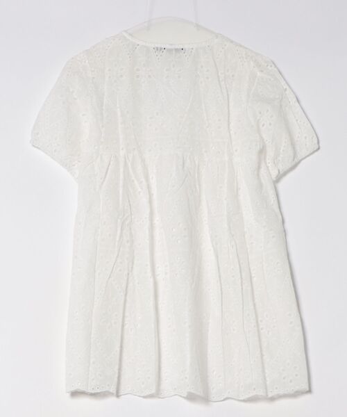 Ritzy（リッツィー）の「パフスリーブ レース 半袖チュニックワンピース（ワンピース・レディース・ホワイト・XL/L/M）」の3枚目の写真
