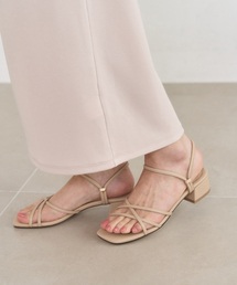 LE TALON | 3.5cmスクエア2WAYサンダル(サンダル)