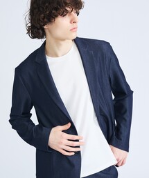 ABAHOUSE | 【セットアップ対応】デニムライクツイル シングルジャケット(テーラードジャケット)