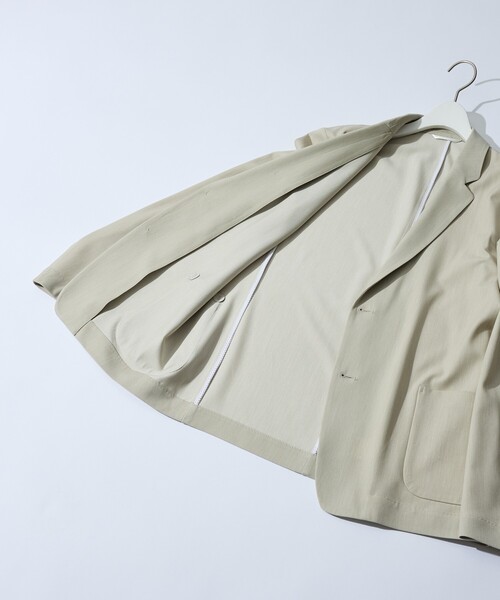 ABAHOUSE（アバハウス）の「【セットアップ対応】デニムライクツイル シングルジャケット（テーラードジャケット・メンズ・ブラック/インディゴブルー/ベージュ・44/48/46）」の7枚目の写真