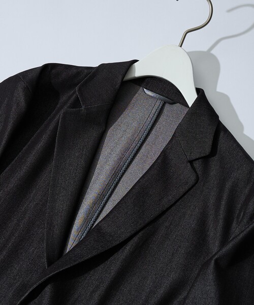 ABAHOUSE（アバハウス）の「【セットアップ対応】デニムライクツイル シングルジャケット（テーラードジャケット・メンズ・ブラック/インディゴブルー/ベージュ・44/48/46）」の17枚目の写真