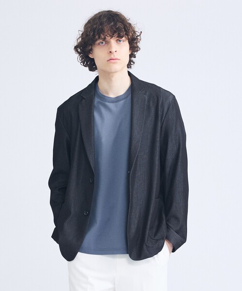 ABAHOUSE（アバハウス）の「【セットアップ対応】デニムライクツイル シングルジャケット（テーラードジャケット・メンズ・ブラック/インディゴブルー/ベージュ・44/48/46）」の16枚目の写真