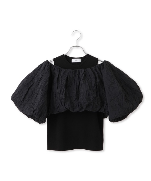 WEB限定】ニットタンクセットクロップドプルオーバー（その他トップス