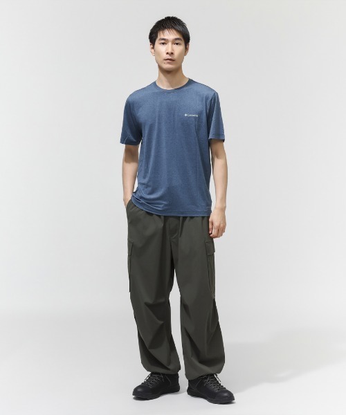 Columbia（コロンビア）の「【別注】コロンビア  パーソンズポイントショートスリーブバックグラフィックTシャツ 限定コラボ（Tシャツ/カットソー・メンズ・サンドグレー/ネイビー/チャコールグレー・M/L/LL）」の6枚目の写真