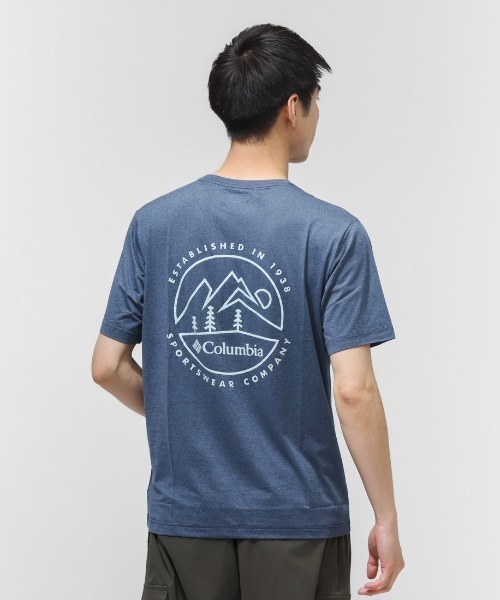 Columbia（コロンビア）の「【別注】コロンビア  パーソンズポイントショートスリーブバックグラフィックTシャツ 限定コラボ（Tシャツ/カットソー・メンズ・サンドグレー/ネイビー/チャコールグレー・M/L/LL）」の7枚目の写真