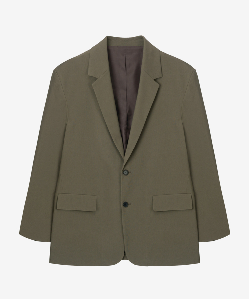MINDBRIDGE（マインドブリッジ）の「[COUTURE]コットンライクオーバーサイズジャケット - 2カラー MYJK6170（テーラードジャケット・メンズ・ブラック/ダークベージュ・100/95/105）」の5枚目の写真