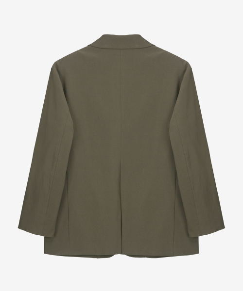 MINDBRIDGE（マインドブリッジ）の「[COUTURE]コットンライクオーバーサイズジャケット - 2カラー MYJK6170（テーラードジャケット・メンズ・ブラック/ダークベージュ・100/95/105）」の6枚目の写真