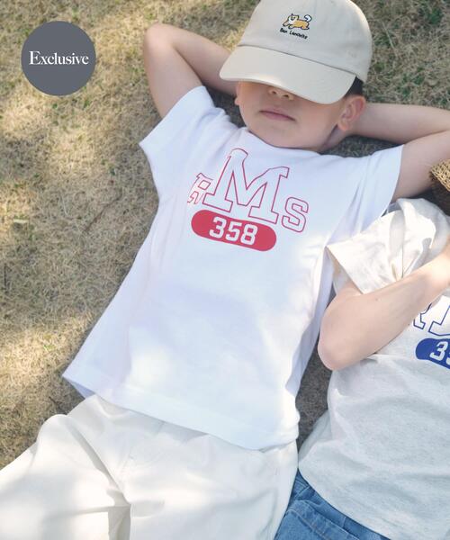 別注』CHAMPION×DOORS RMS Tシャツ(KIDS)（Tシャツ/カットソー