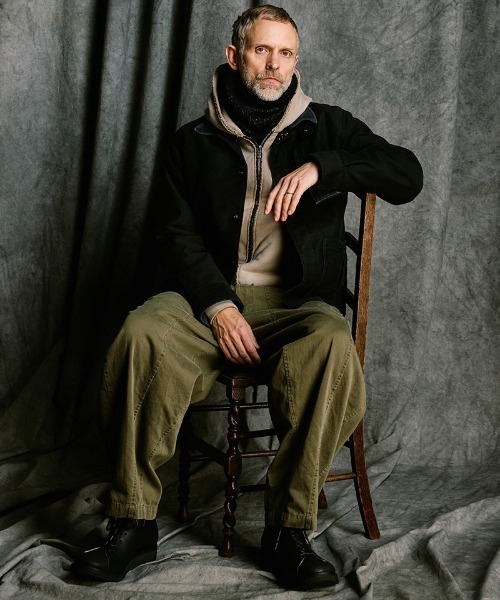 wjk（ダヴルジェイケイ）の「mko13616- fancy yarn knit snood ニットスヌード(8999 wn10j)（ネックウォーマー/スヌード・メンズ・チャコール/ホワイト/ブラック・FREE）」の6枚目の写真