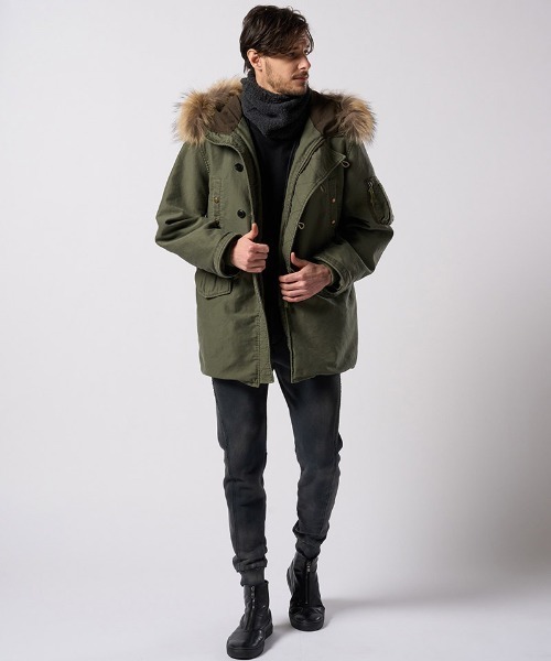 wjk（ダヴルジェイケイ）の「mko13616- fancy yarn knit snood ニットスヌード(8999 wn10j)（ネックウォーマー/スヌード・メンズ・チャコール/ホワイト/ブラック・FREE）」の16枚目の写真